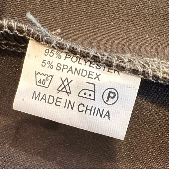 NWOT Suede olive green biker jacket - Picture 8 of 8